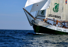 Salpa Goletta Verde. Il 4 agosto tappa ad Acciaroli