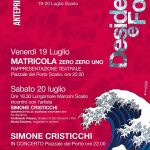 19/20 Luglio, Anteprima “Equinozio d’autunno”: Simone Cristicchi in concerto a Scario