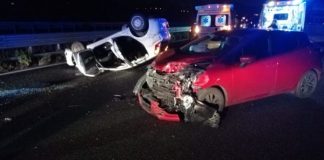 A2, scontro nei pressi dello svincolo di San Mango: 5 feriti