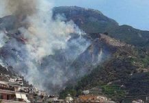 Costiera ancora avvolta dalle fiamme. A Maiori individuato un piromane