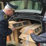 Canarini strapazzati e armi, sequestri della Gdf di Catania sulla nave proveniente da Salerno