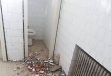 Da Vinci – Genovesi, crolla il tetto di un bagno. L’Uds protesta