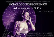 “Monologo Schizofrenico (due voci sul T.S.O.)”: 26 e 27 ottobre al Teatro Genovesi di Salerno