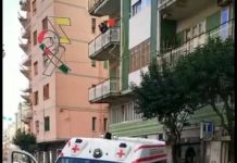Ambulanza perde il controllo, paura a Pastena