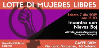 “Non una di meno-Salerno” incontro sull’anarcofemminismo