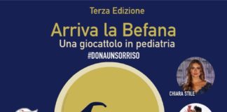 “Arriva la Befana, un giocattolo in pediatria”