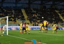 Salernitana, secondo posto addio: un cinico Frosinone piega i granata