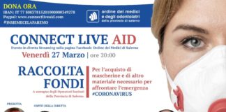 Connect Live Aid: medici e artisti salernitani scendono in campo