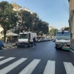 Salerno, al via intervento speciale di sanificazione delle strade