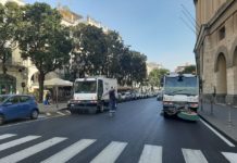 Salerno, al via intervento speciale di sanificazione delle strade