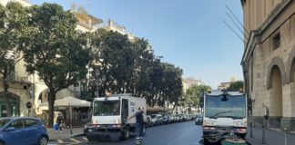 Salerno, al via intervento speciale di sanificazione delle strade