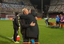 Salernitana, Ventura sprona Cerci e tifosi: “Può fare molto di più, Arechi vuoto fa male”