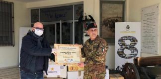 Lo spirito solidale dei militari di Persano