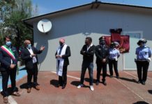 Salernitana: la cerimonia per le vittime del rogo