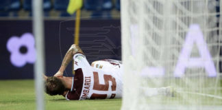 Salernitana, stagione finita per Lombardi: “Lesione di alto grado”