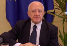 Campania, De Luca: “Ritornano il calcetto, le sagre e gli eventi musicali…”