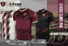 Salernitana: presentate le nuove divise di gioco