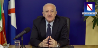 Incremento dei contagi, De Luca: “Pronti a chiudere tutto. Picco tra fine ottobre e primi novembre”