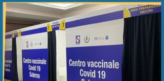 Asl Salerno, parte somministrazione a domicilio. Aprono tre nuovi centri vaccinali