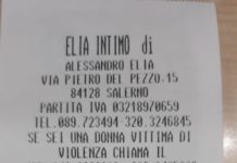 Salerno: scontrino “Antiviolenza”, la proposta del Centro Leucosia