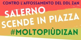 A Salerno la mobilitazione arcobaleno dopo l’affossamento del Ddl Zan