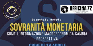 Sovranità monetaria: un dibattito su tematiche macroeconomiche all’Officina 72